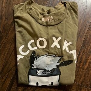 Kids Ninja Graphic Tee in Olive